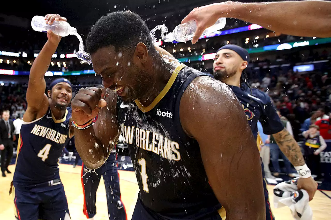 Zion Williamson scores career-high 43 points in win, including Pelicans’ final 14