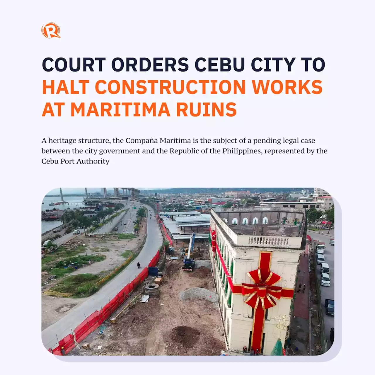 Court orders Cebu City to halt construction works at Maritima Ruins