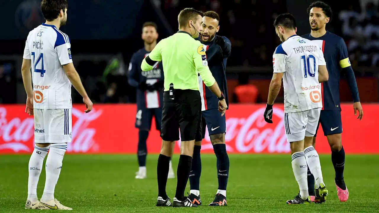 PSG: Neymar est le joueur le plus expulsé de Ligue 1 depuis son arrivée