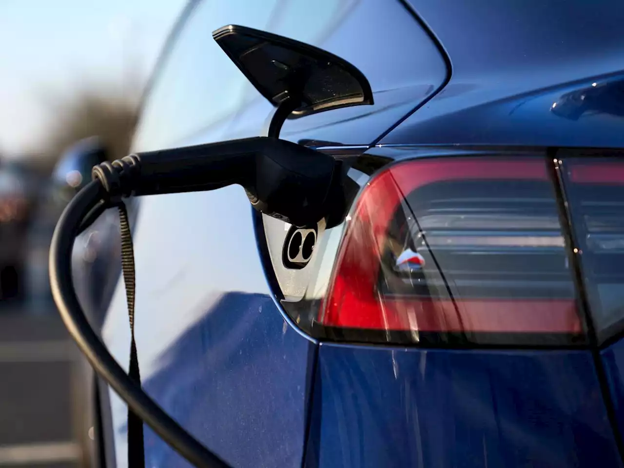 Electric vehicle owners stuck in long queues at Telford Services to charge cars