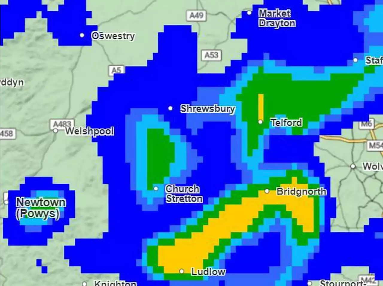 Shropshire set for cloudy start to 2023 after rain on New Year's Eve