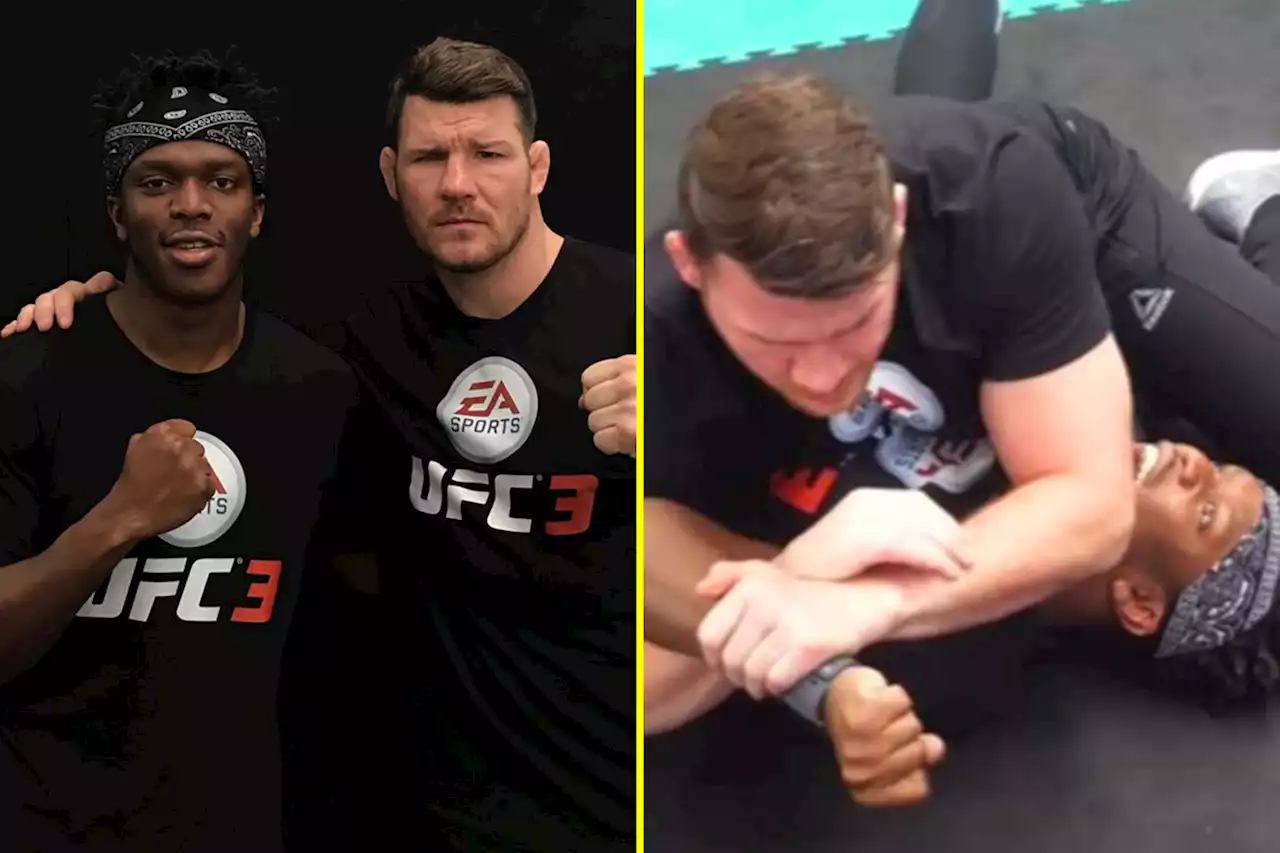 KSI got dismantled by UFC legend Michael Bisping during first clash with MMA fighter - now he's backed to beat Dillon Danis in boxing bout