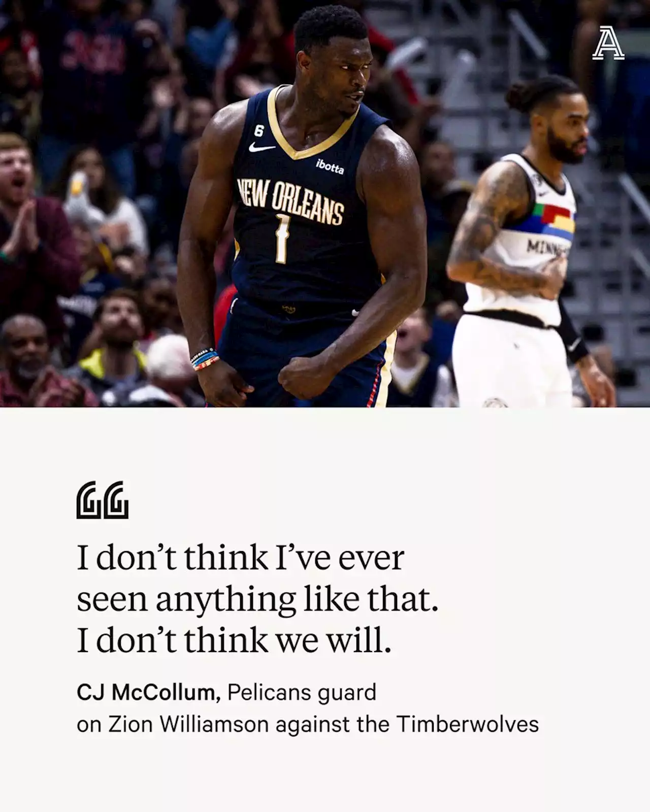 'I've never seen anything like him'. Zion Williamson's emerging greatness is one of a kind