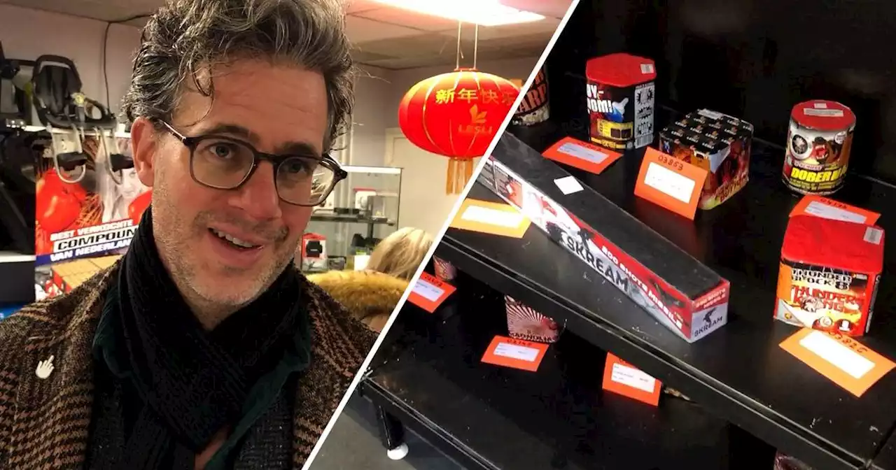 ‘Papa’ Erik Dijkstra op vuurwerkjacht in Enschede: ‘Was vroeger helemaal geobsedeerd door vuurwerk’