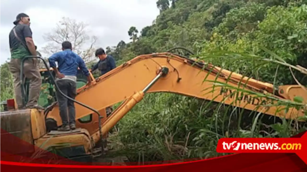 Polda Sumbar Razia 2 Lokasi Tambang Emas Ilegal di Pasaman Barat