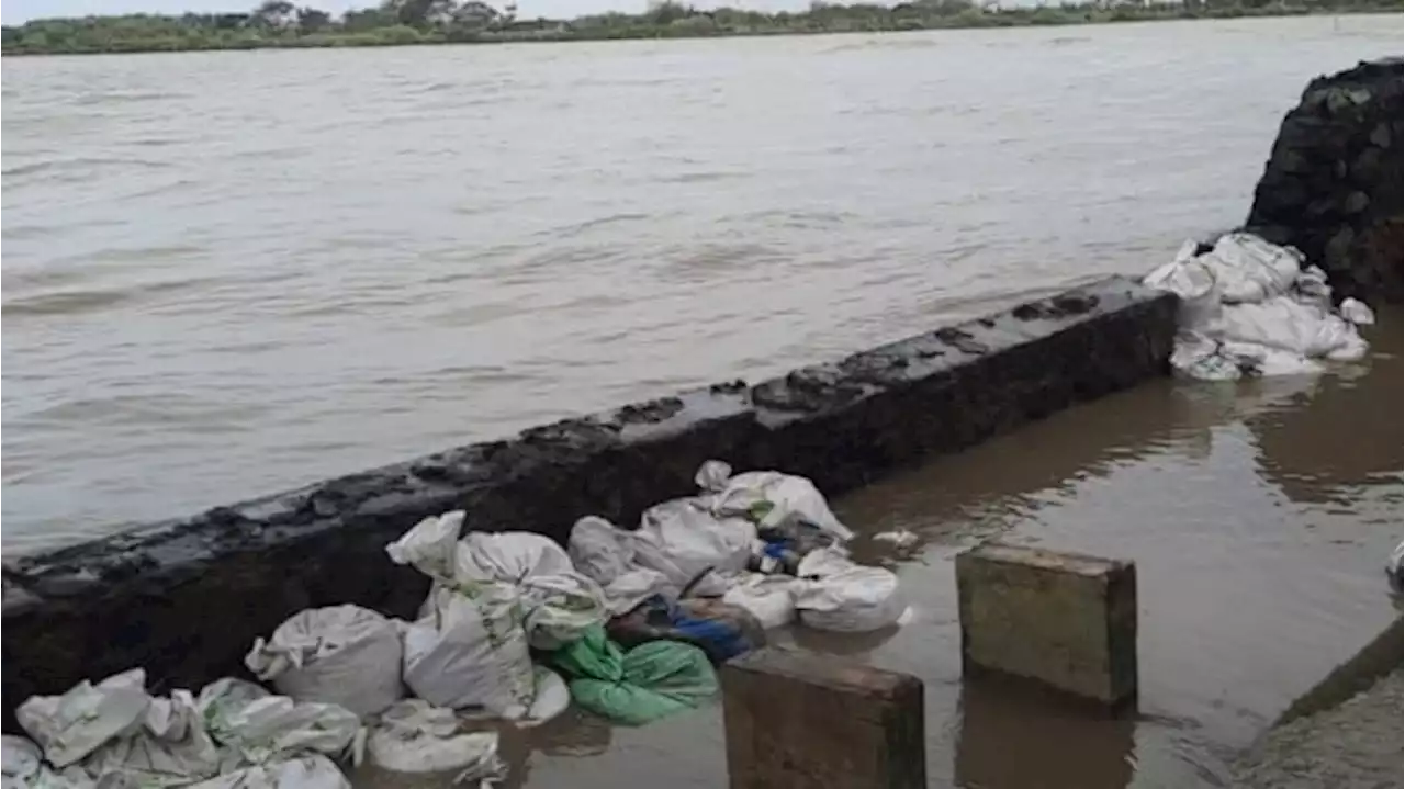 Tanggul Marina Semarang Jebol, Ratusan Rumah Warga Terendam Air Laut