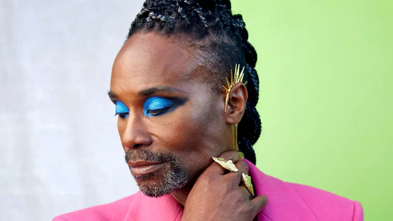 Billy Porter Wore Cornrows and Feather Earrings to Get His Star on the Walk of Fame