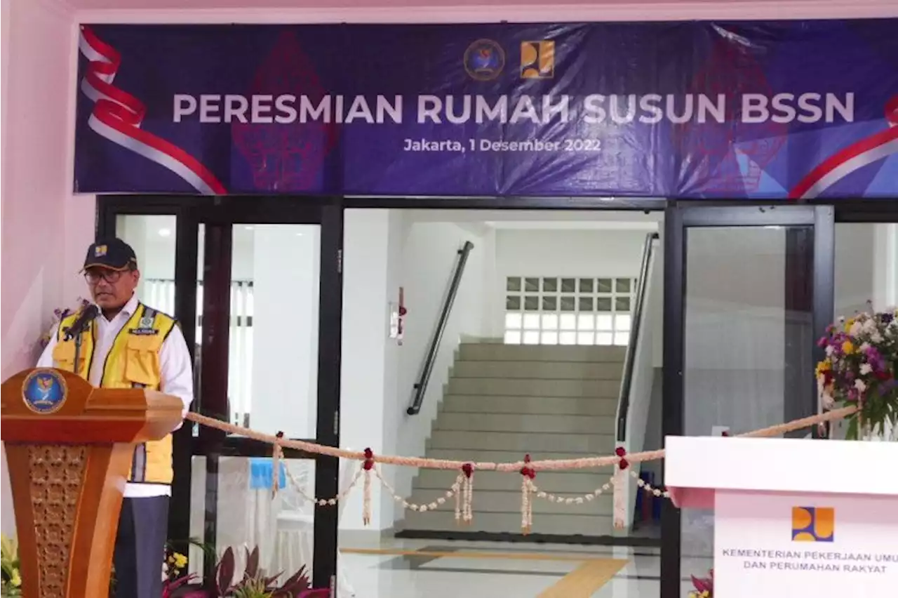 Kementerian PUPR serahterimakan Rusun ASN BSSN Ragunan