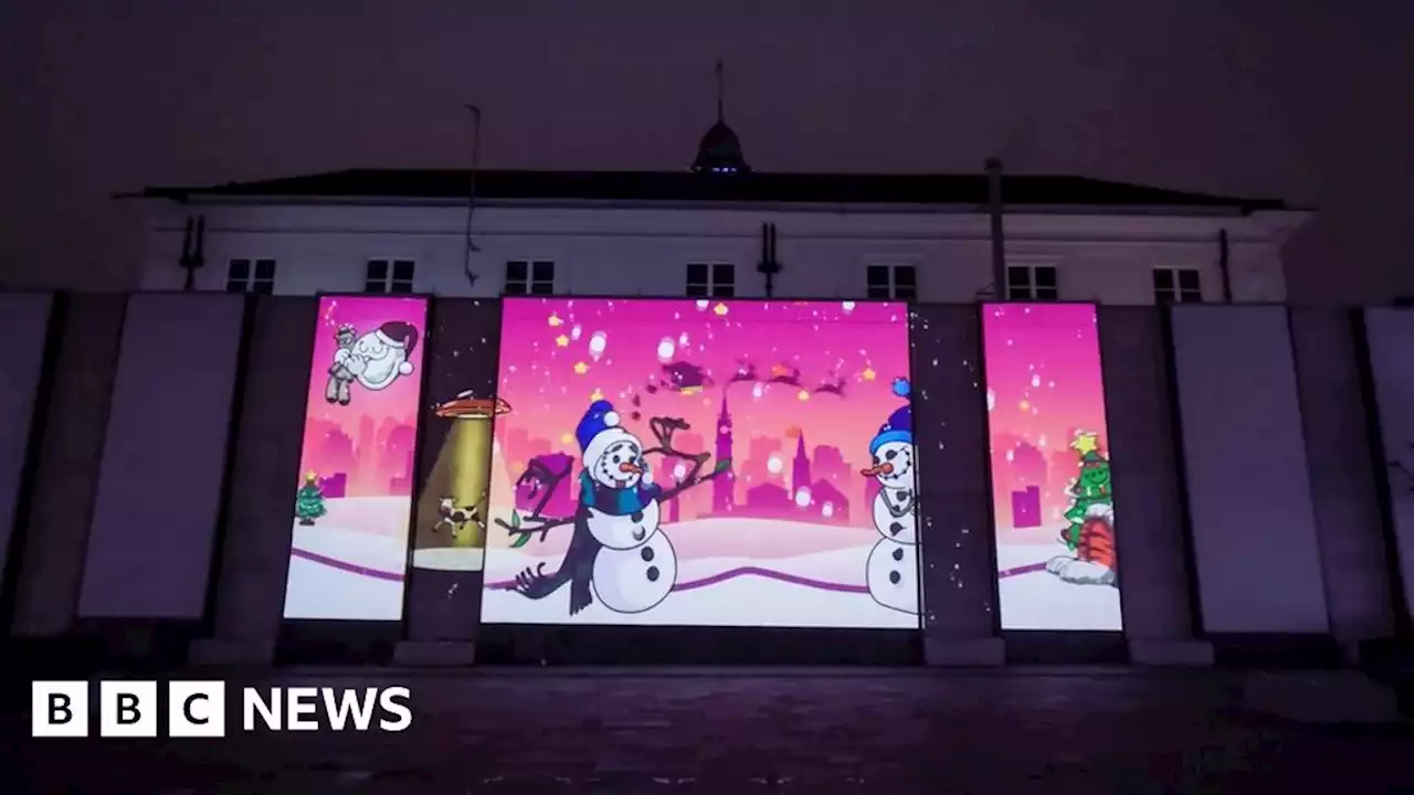 Large-scale 3D projections illuminate Leicester