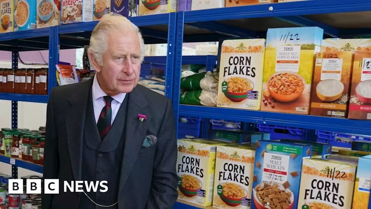 King Charles donates fridges and freezers to food banks