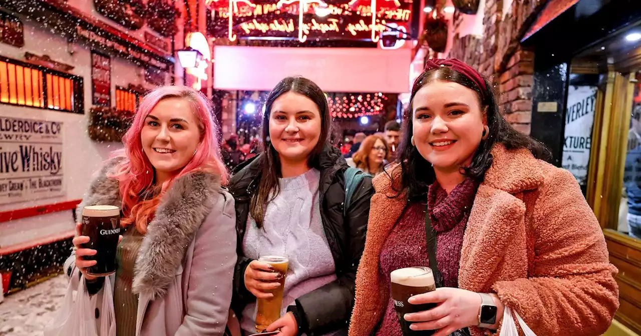 Belfast social pictures as friends get into the festive spirit