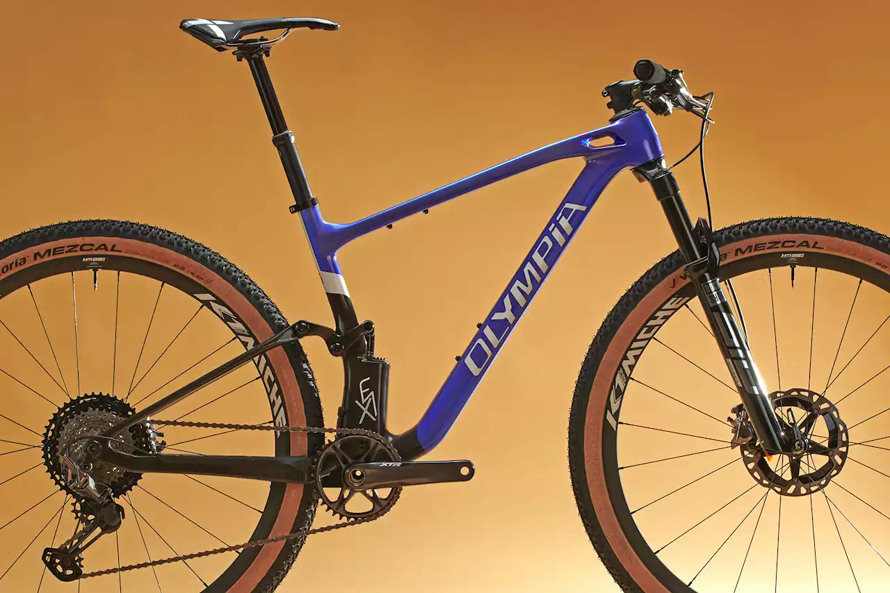 Olympia F1-X Hides a Rear Shock Partially Inside its All-New Carbon XC MTB Frame