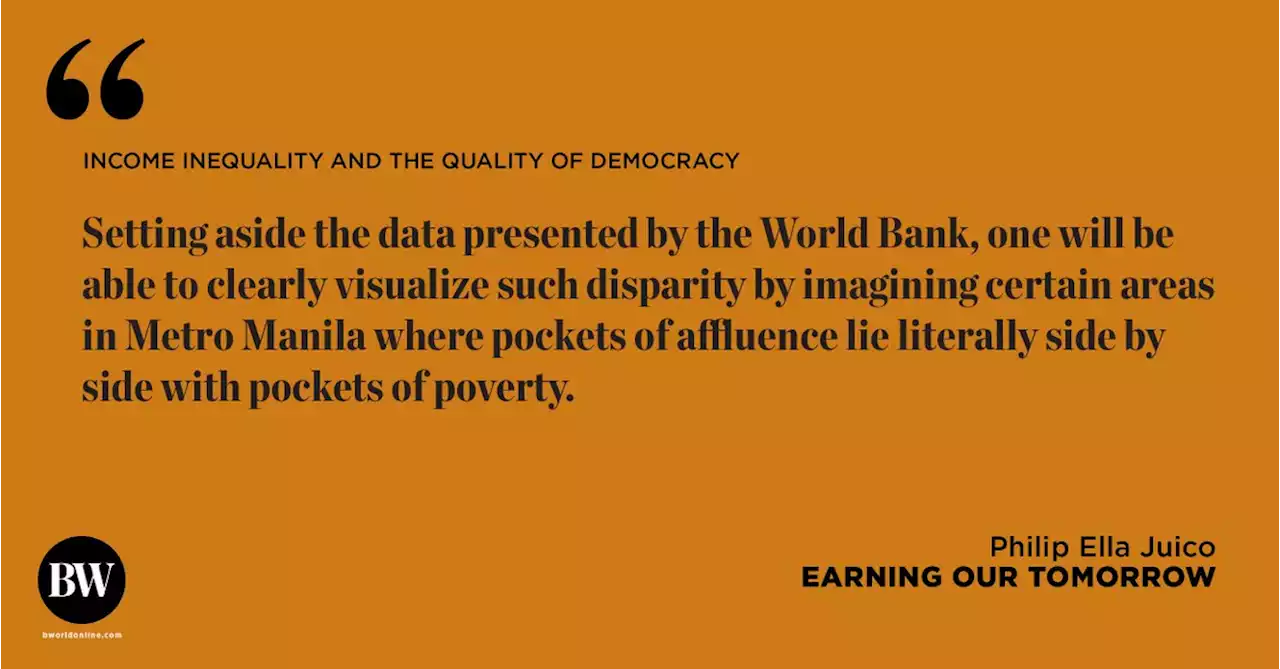 Income inequality and the quality of democracy - BusinessWorld Online