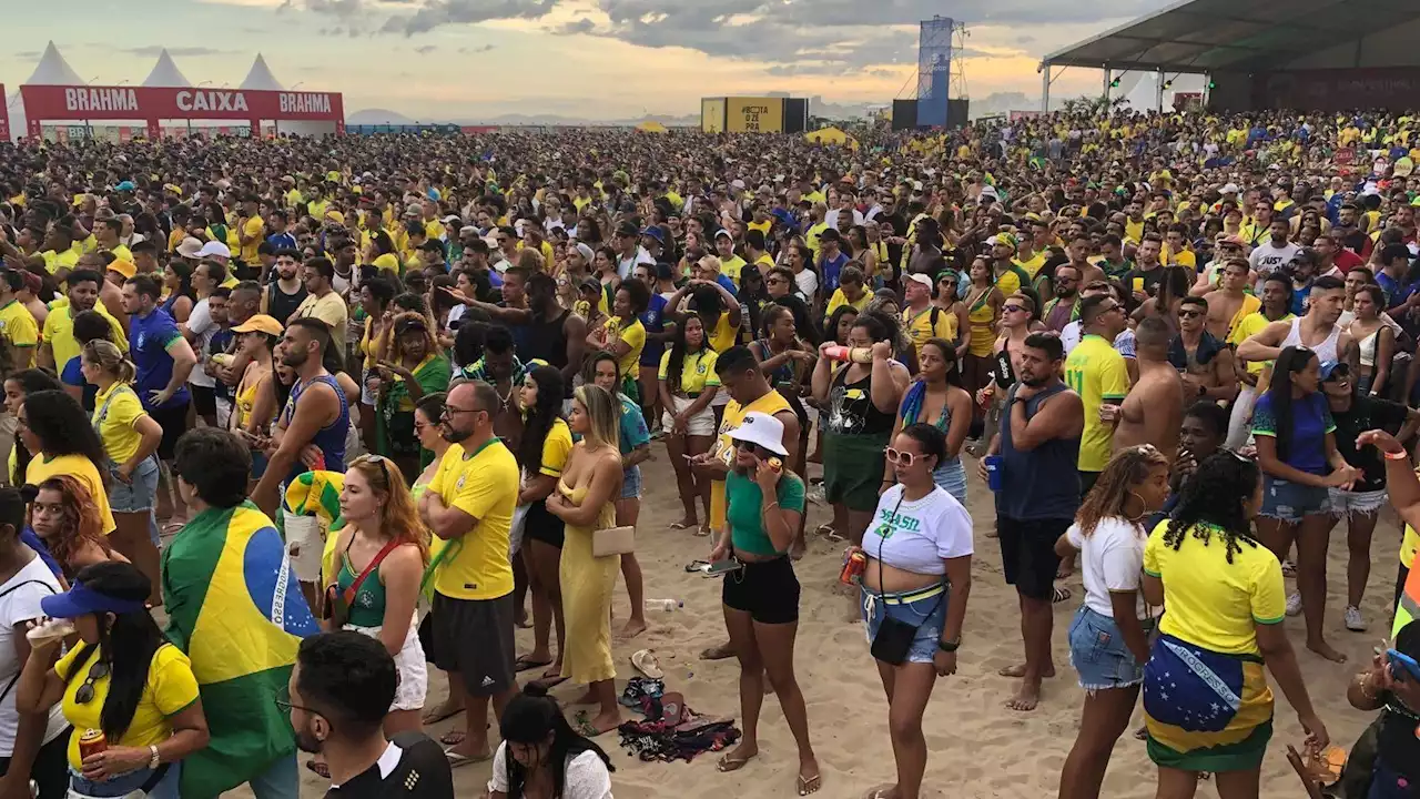 Em dia de derrota do Brasil, Fan Fest do Rio tem maior público nesta sexta (2)