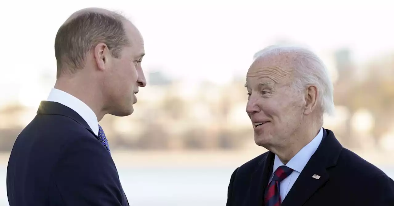 Biden meets Prince William amid backdrop of rail protests