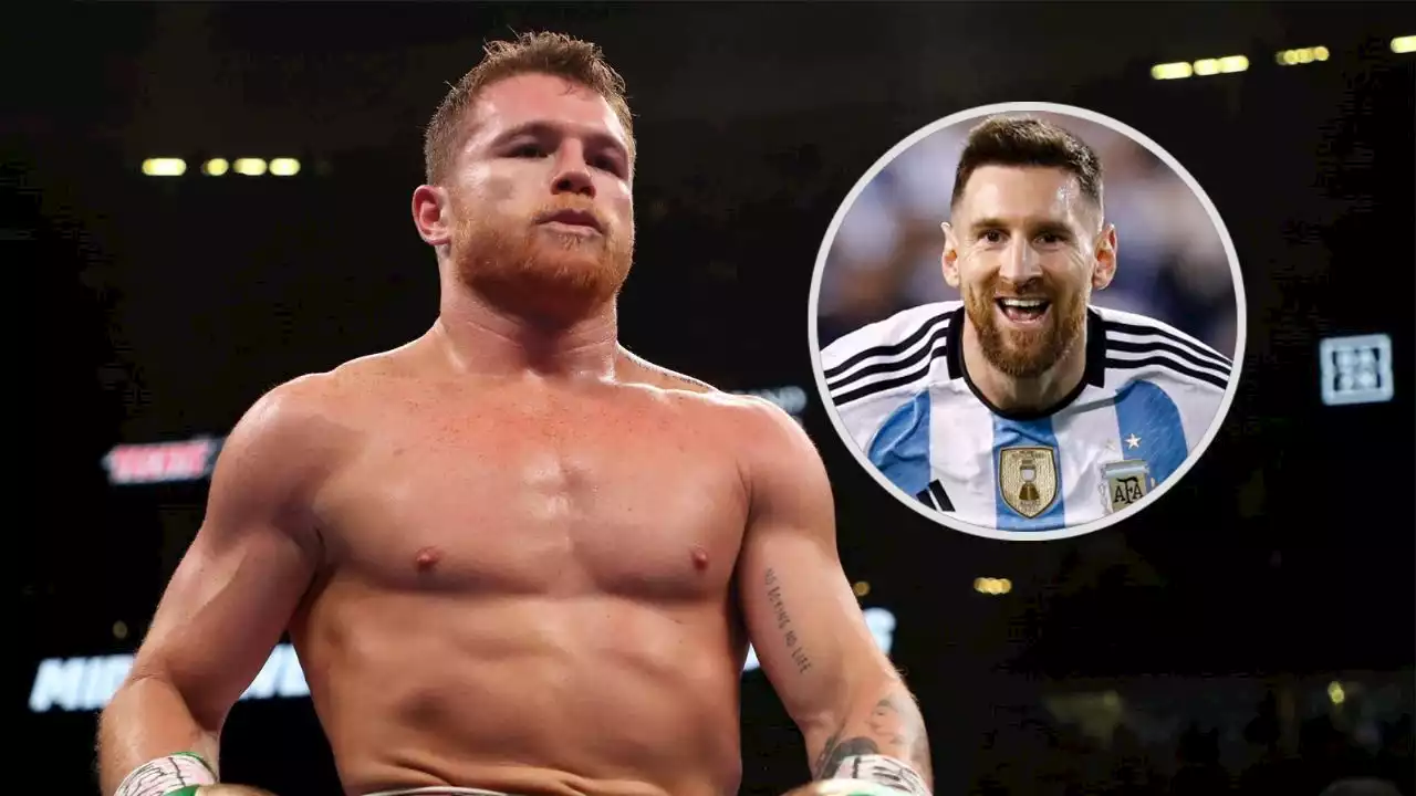 Canelo Álvarez recibió una respuesta: las palabras que le dedicó Lionel Messi