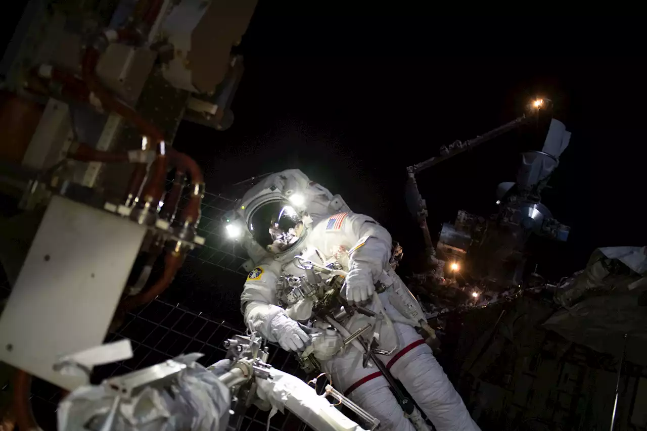 Two spacewalkers are installing a new solar array on the ISS | Digital Trends