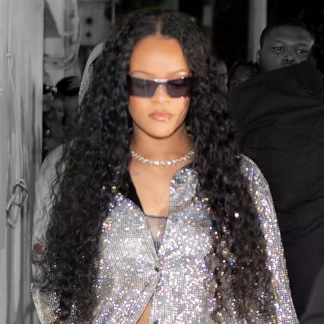 Rihanna Has Entered Her Diamond Era With Sparkly Silver Look - E! Online