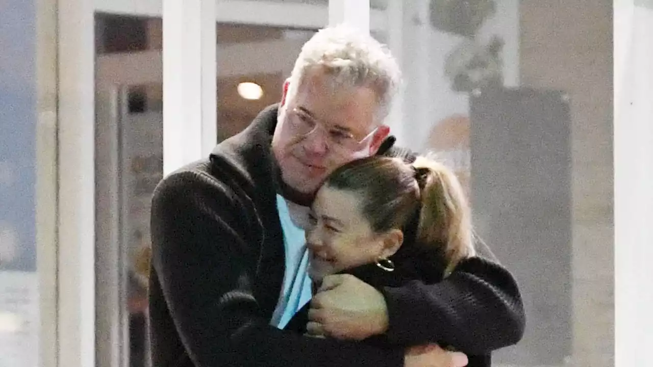 Ellen Pompeo and Eric Dane Adorably Hug During Night Out