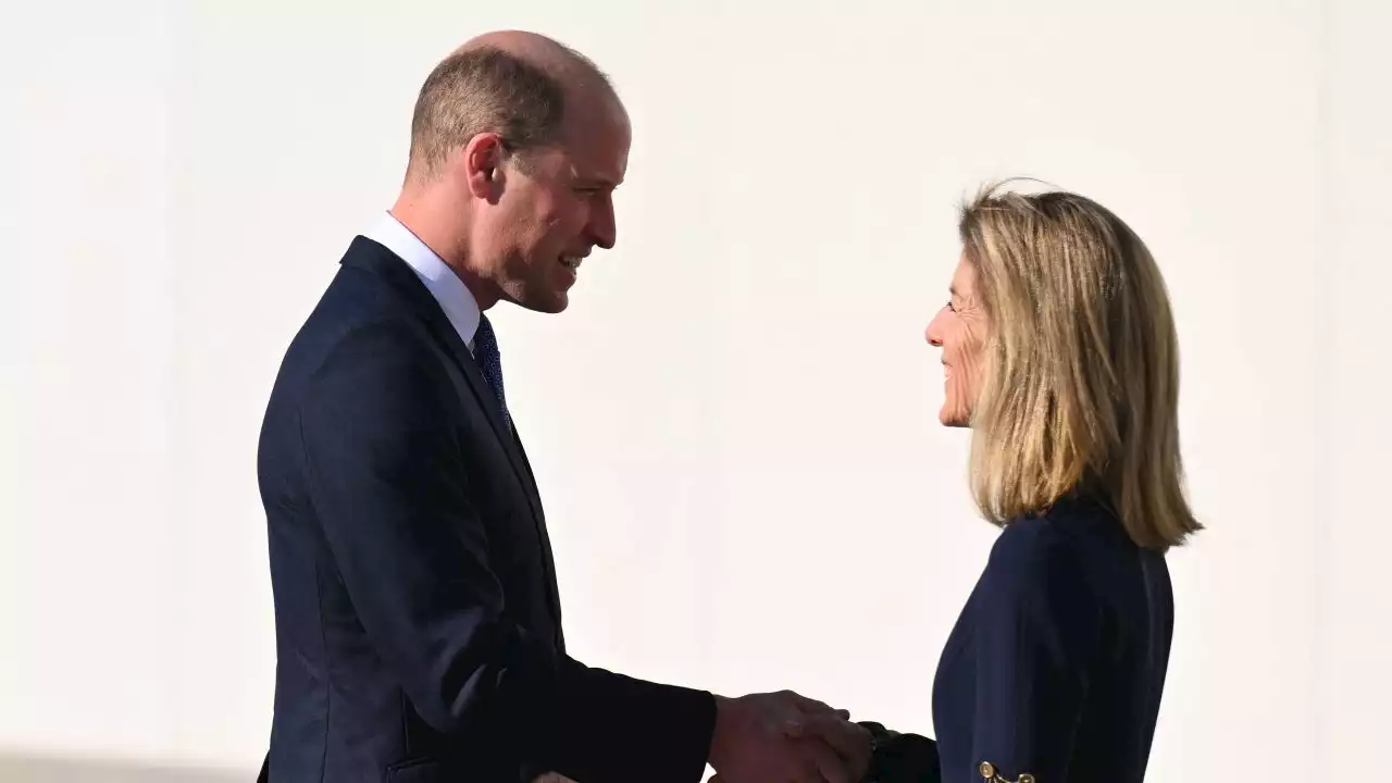 Prince William Meets With Caroline Kennedy at JFK Library