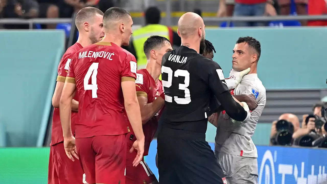 WM 2022 in Katar: Granit Xhaka sorgt mit obszöner Geste für Aufreger bei Schweizer Sieg gegen Serbien