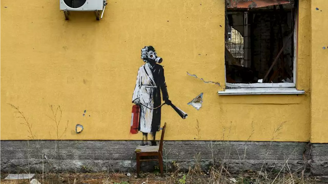 Theft Of Banksy Mural In Ukraine Foiled By Police