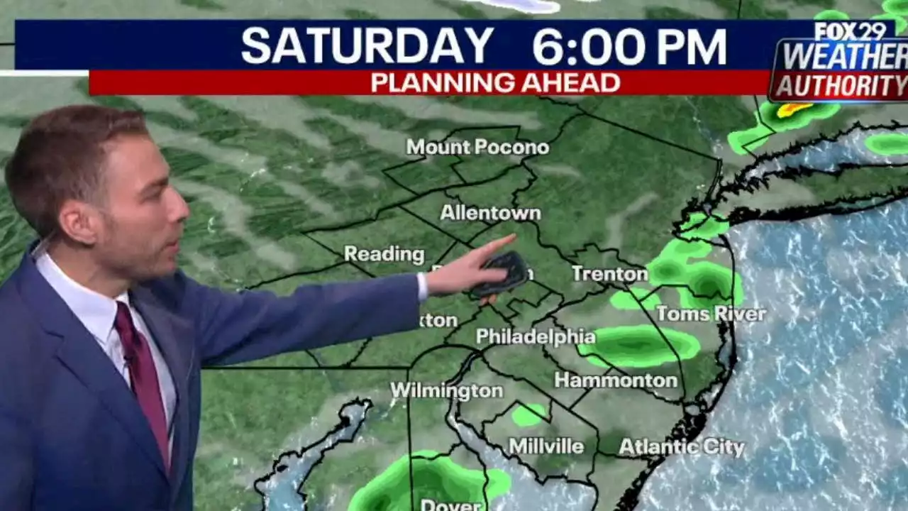 Weather Authority: Saturday Soaker brings windy, wet weather to start off the weekend