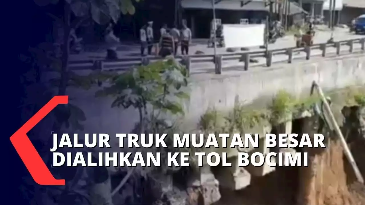 Jembatan Cikereteg Longsor, Polisi Berlakukan Sisitem Buka Tutup dari Arah Bogor Maupun Sukabumi