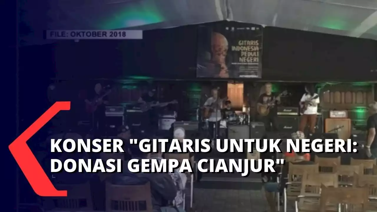 Nantikan Konser 'Gitaris Untuk Negeri: Donasi Gempa Cianjur' Live di KompasTV, 7 Desember 2022!