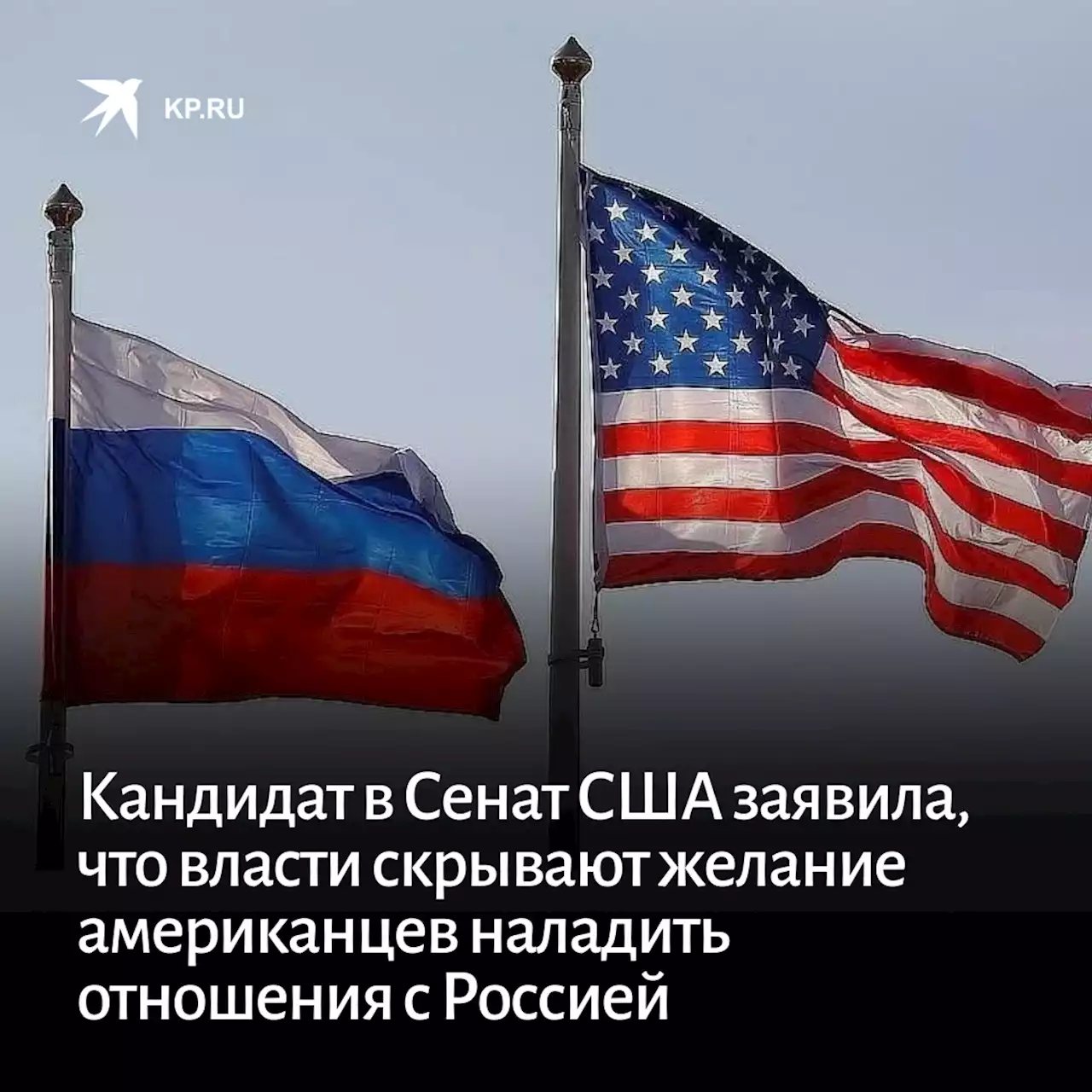 Кандидат в Сенат США заявила, что власти скрывают желание американцев наладить отношения с Россией