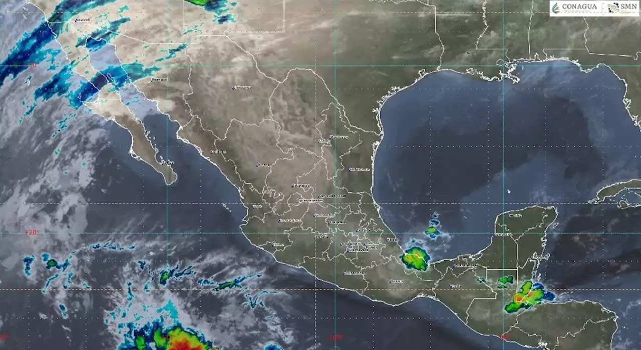 Habrá lluvias muy fuertes en Veracruz, Chiapas y Oaxaca, informa SMN