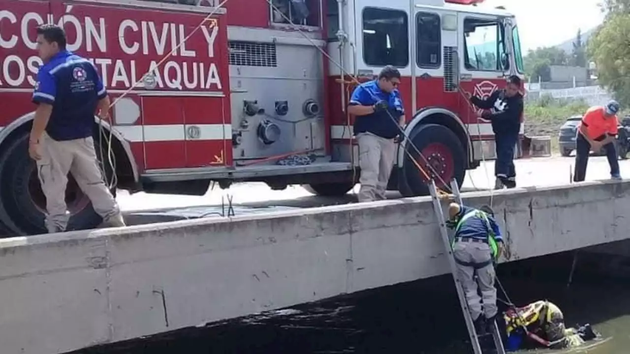 Hombre cae a canal de aguas negras en Hidalgo; van dos días de búsqueda