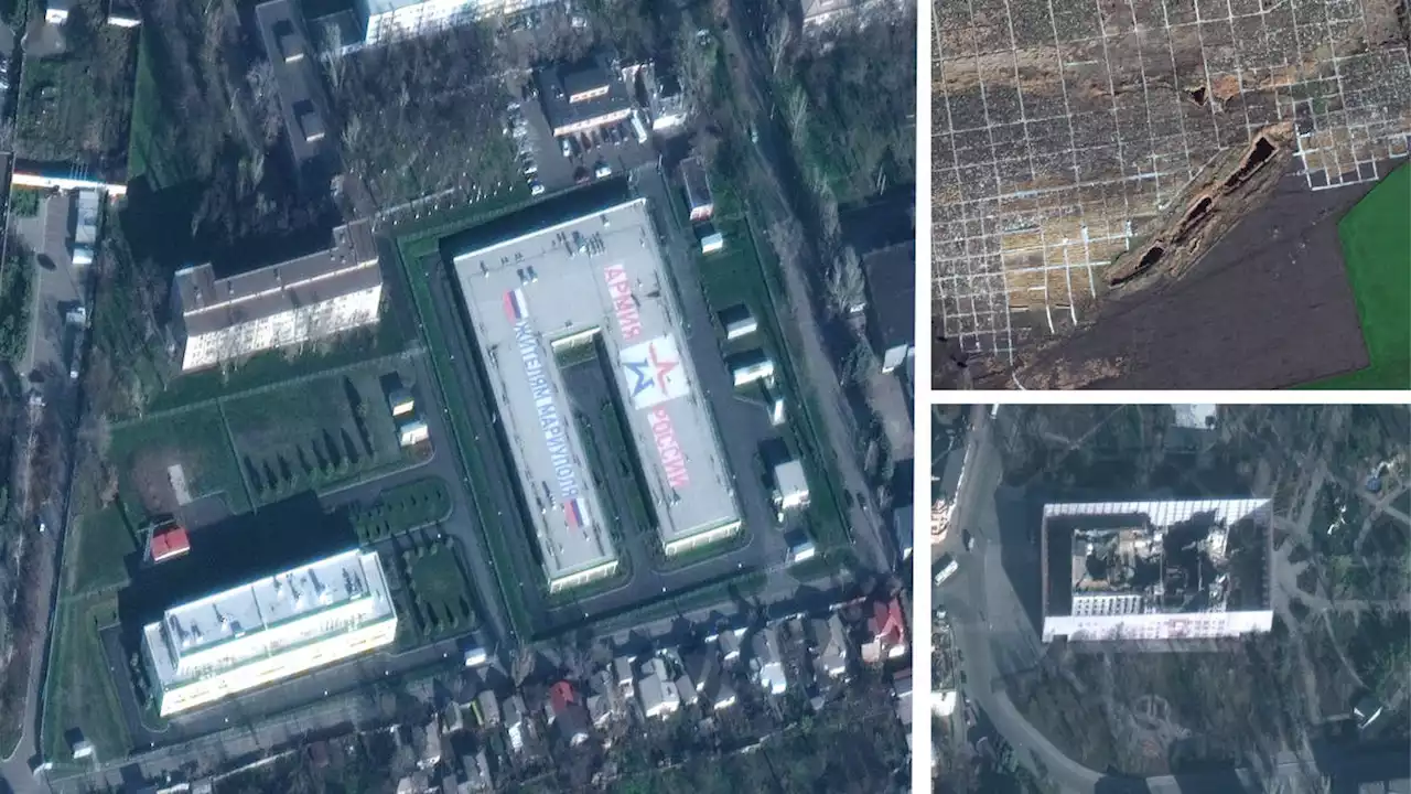 Russians build new army base in captured Mariupol