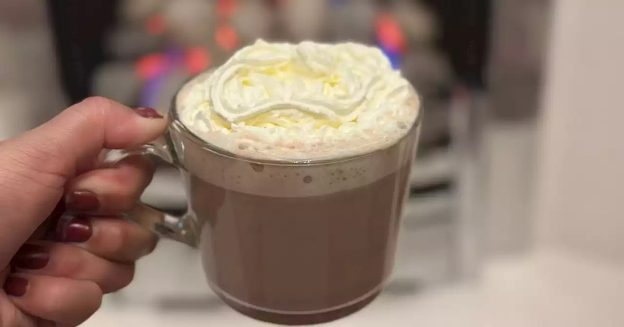 We made Costa's Toblerone hot chocolate for 62p using Aldi ingredients