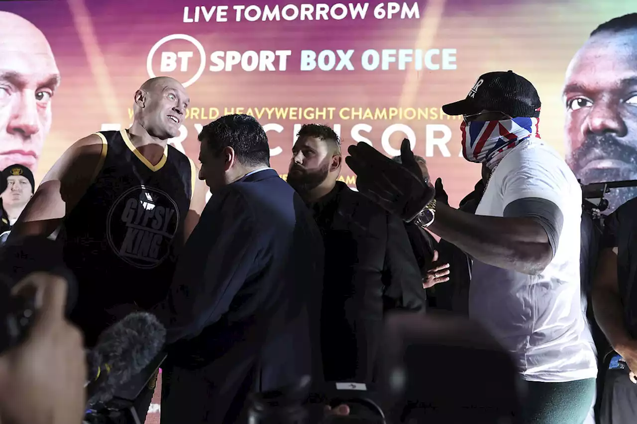 Intenso pesaje entre Tyson Fury y Dereck Chisora previo al cierre de la trilogía en Londres