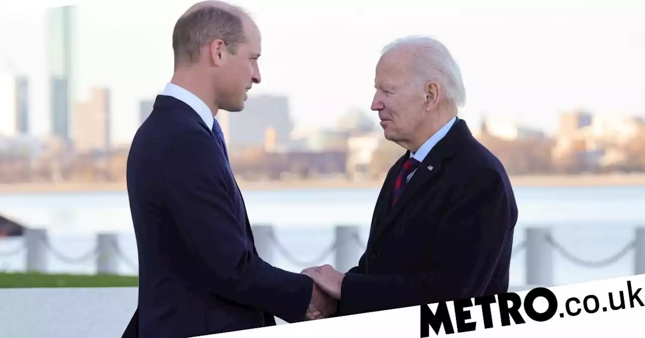 Prince William meets US President Joe Biden ahead of Earthshot Prize ceremony