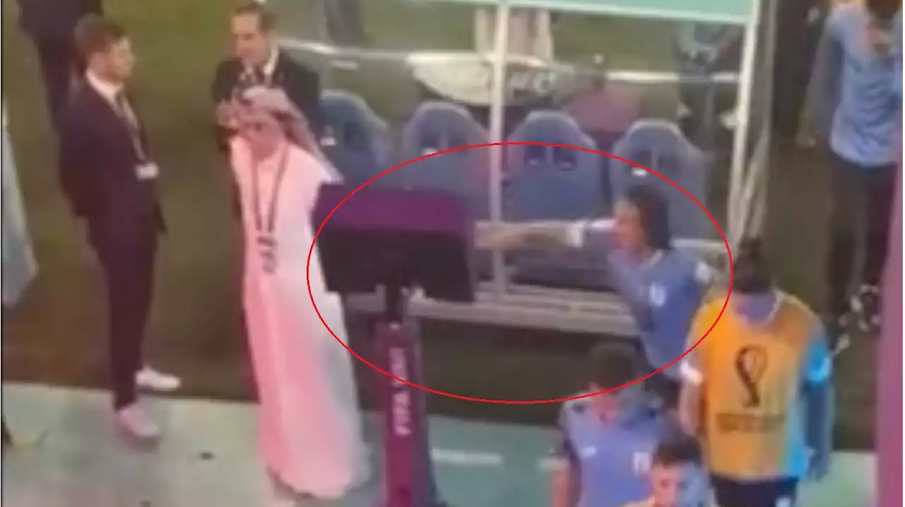 [VIDEO] Edinson Cavani reventó el VAR tras eliminación de Uruguay en Qatar 2022 | Minuto30