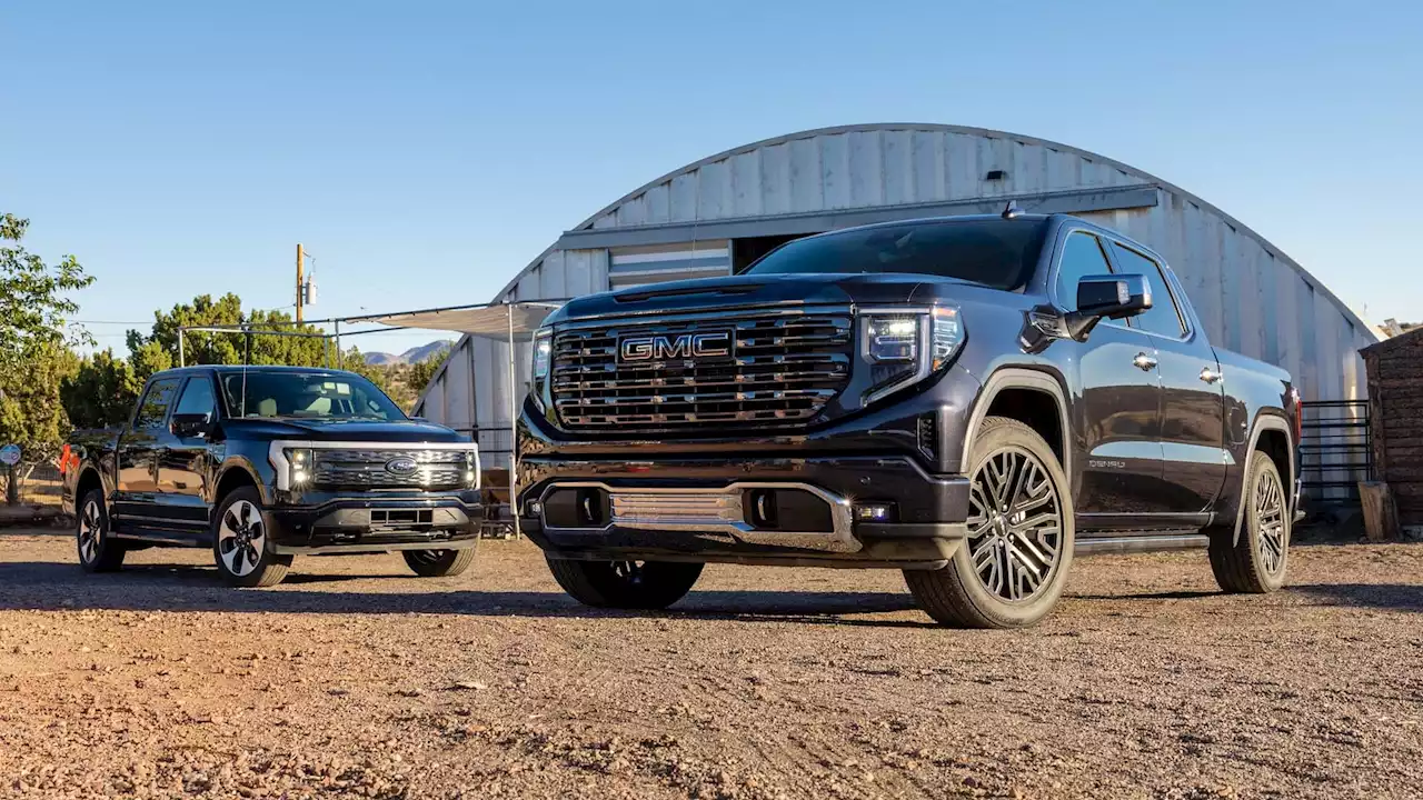 2022 Ford F-150 Lightning Platinum vs. GMC Sierra 1500 Denali Ultimate: Best Luxury Truck?