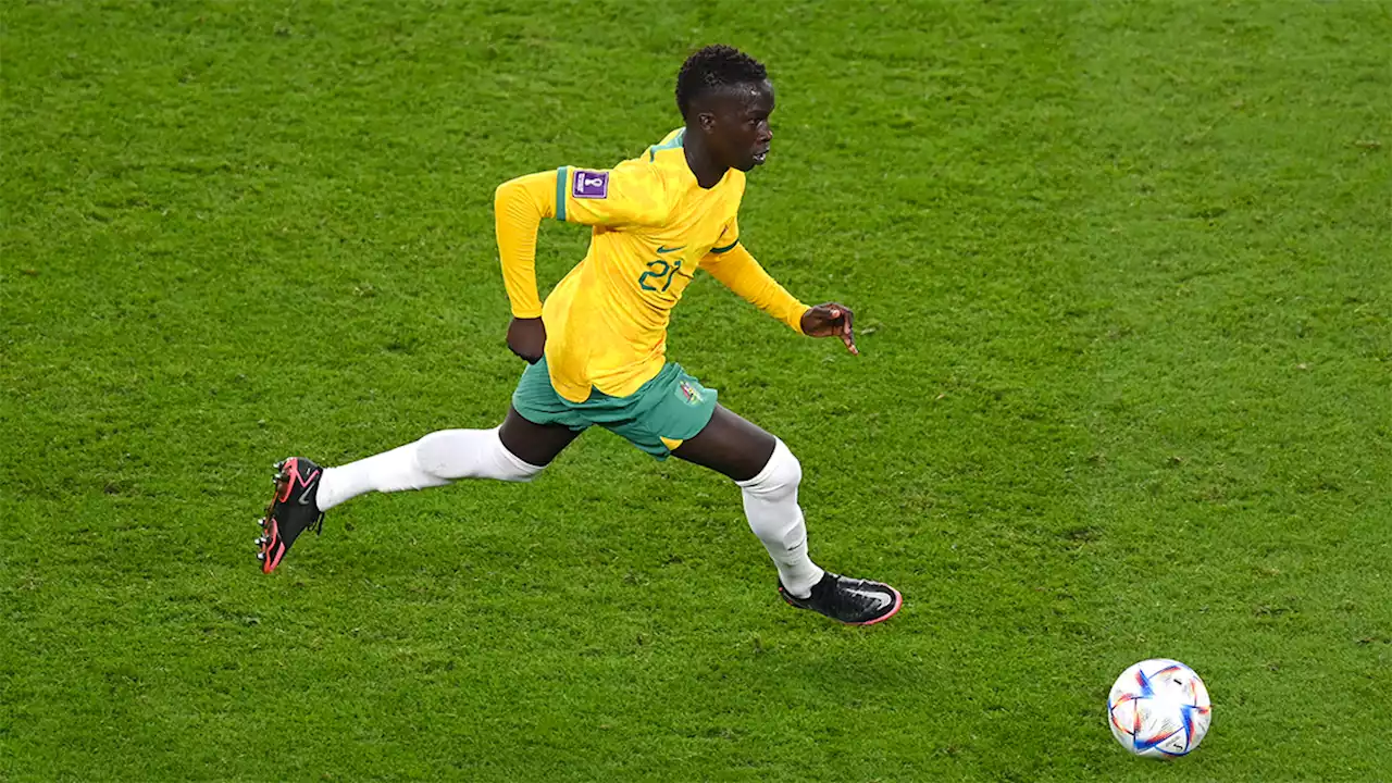 Garang Kuol hopes to get past Messi and be first Newcastle player through to World Cup last 8 - Starts on bench