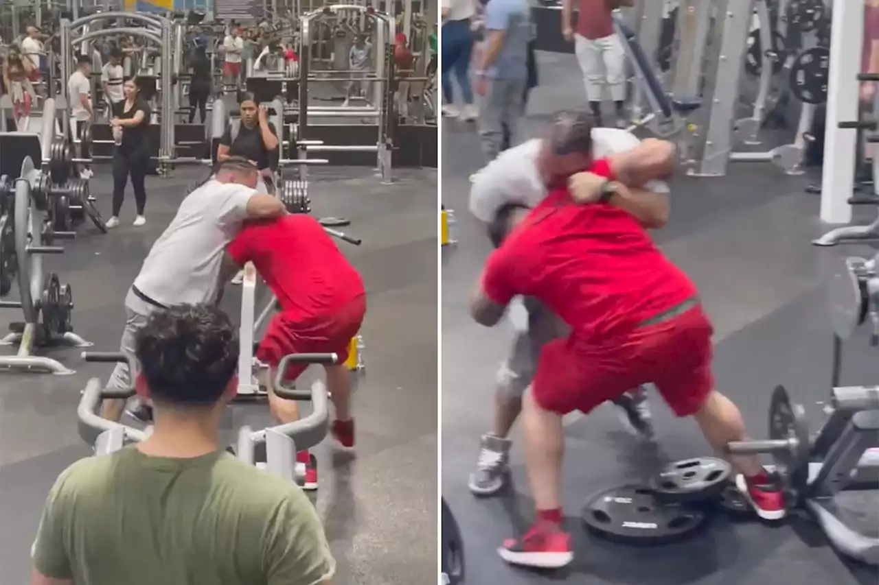 Gym-goers panic after wild brawl breaks out at Fitness Connection