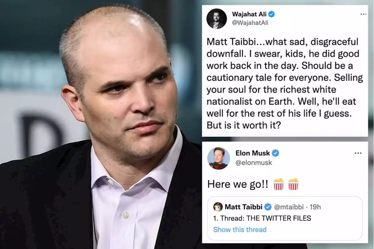 Left-wing journos attack reporter Matt Taibbi for exposing Musk’s Twitter files