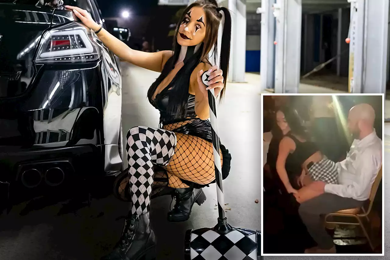 Lap-dancing NYPD cop Vera Mekuli poses as villainess in sexy shots