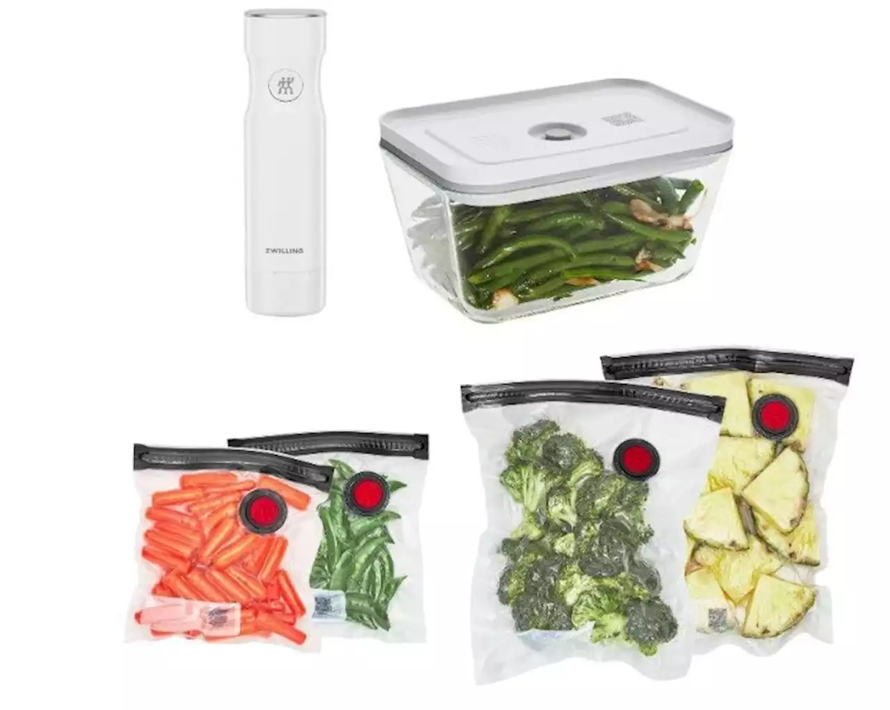 Airtight storage set to keep your food fresher five times longer