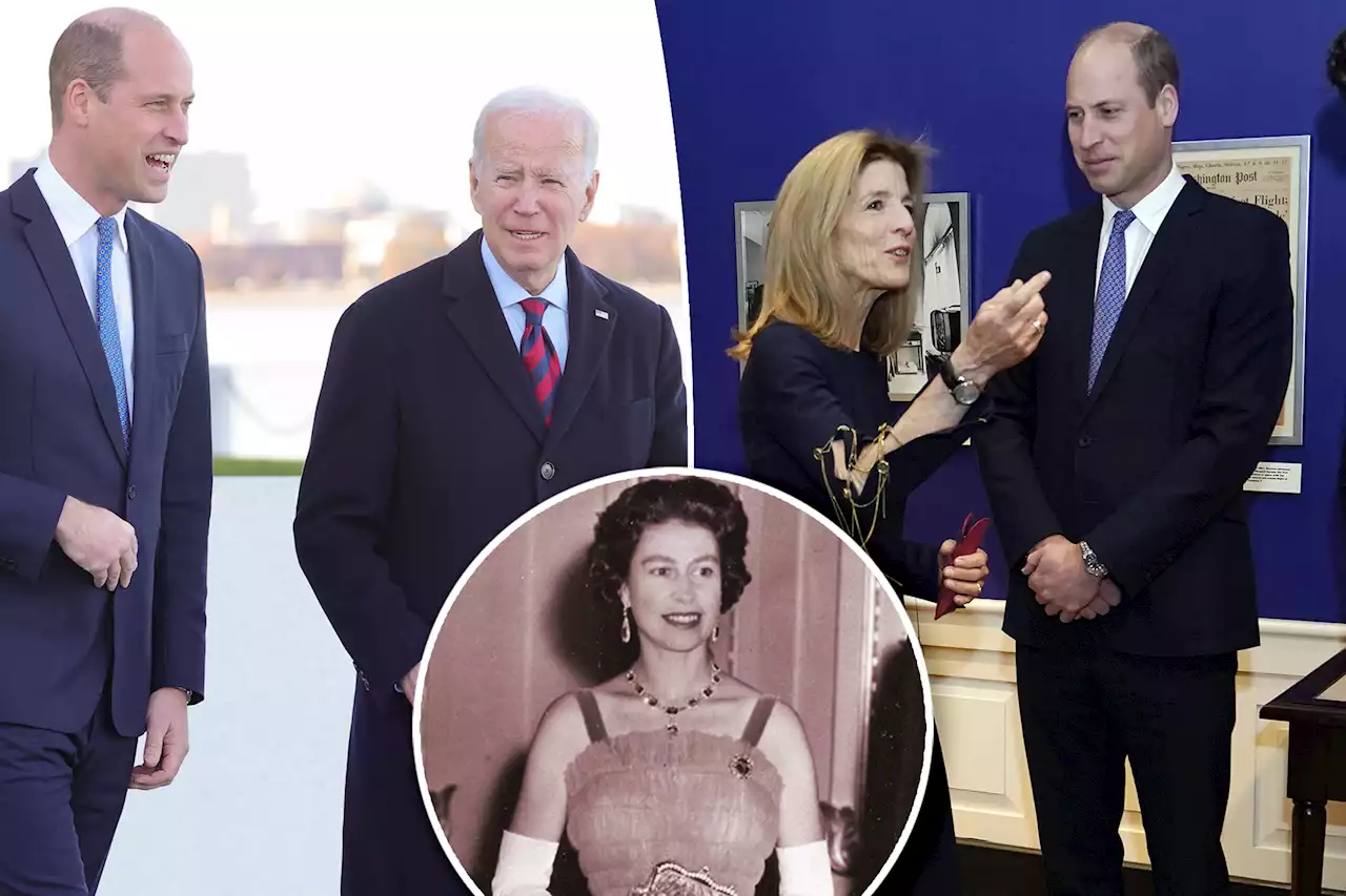 Prince William reminisces about Queen Elizabeth with Biden, Caroline Kennedy