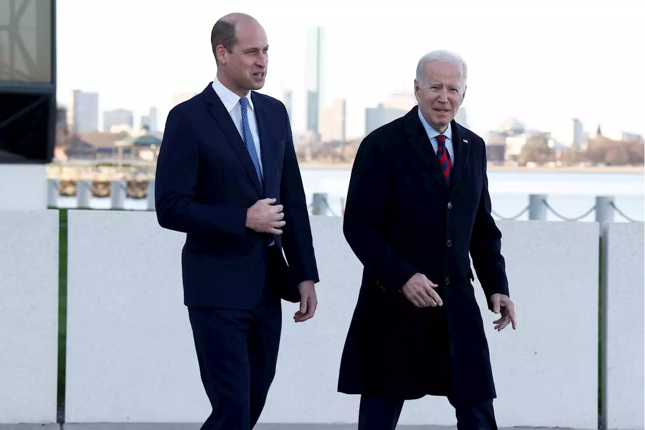 Prince William meets President Biden, awards climate prizes