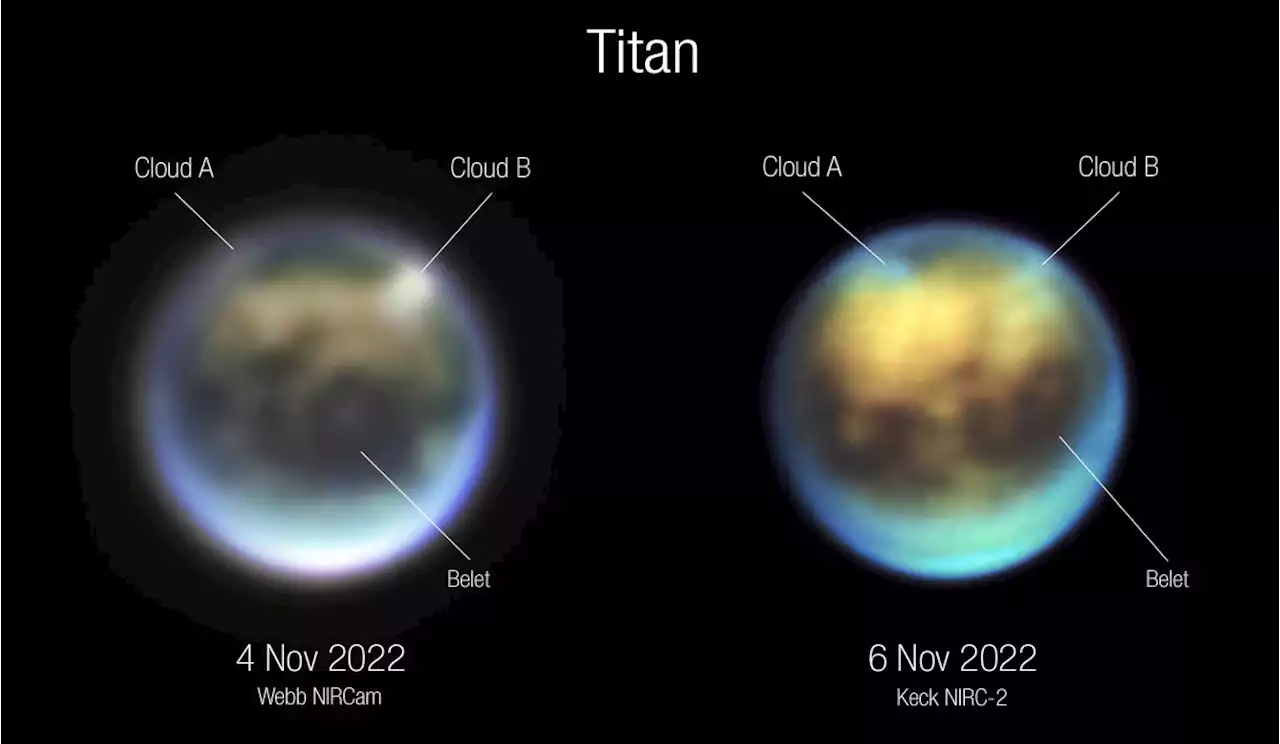 Webb and Keck Telescopes Team for Unprecedented Look at Saturn’s Moon Titan – “Simply Extraordinary!”