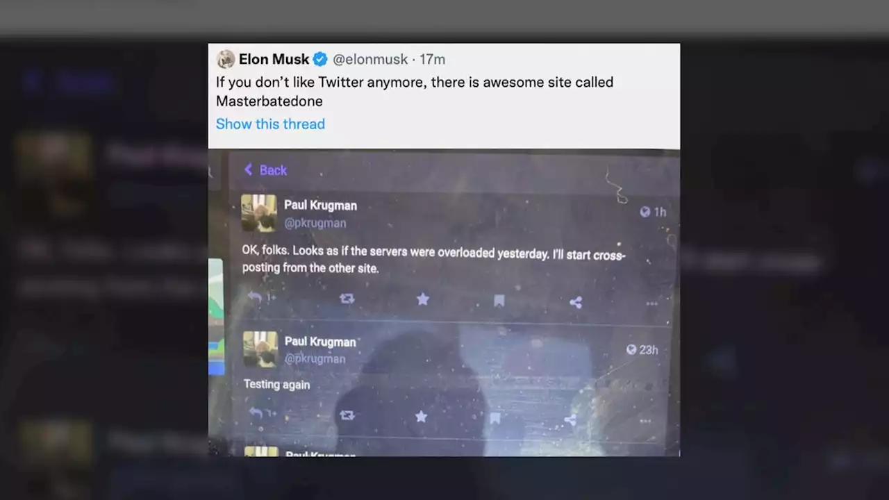 Musk Deletes Tweet Calling Mastodon Social Platform 'Masterbatedone'