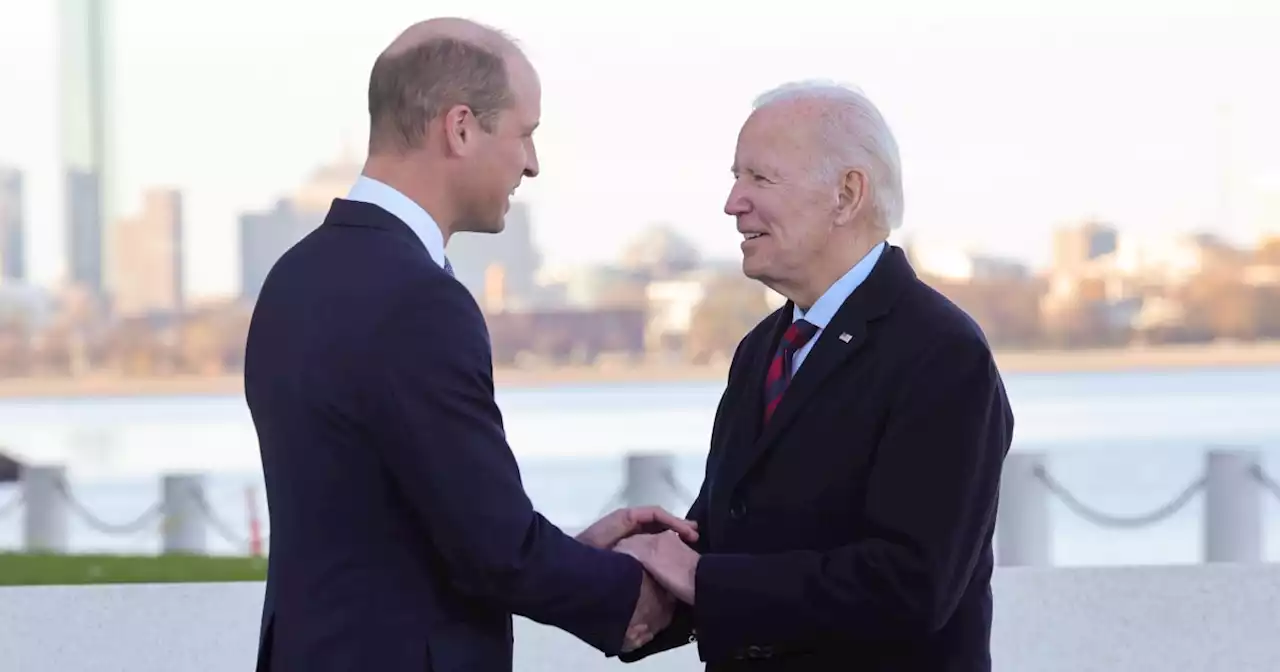 Prince William meets with President Joe Biden during Boston trip