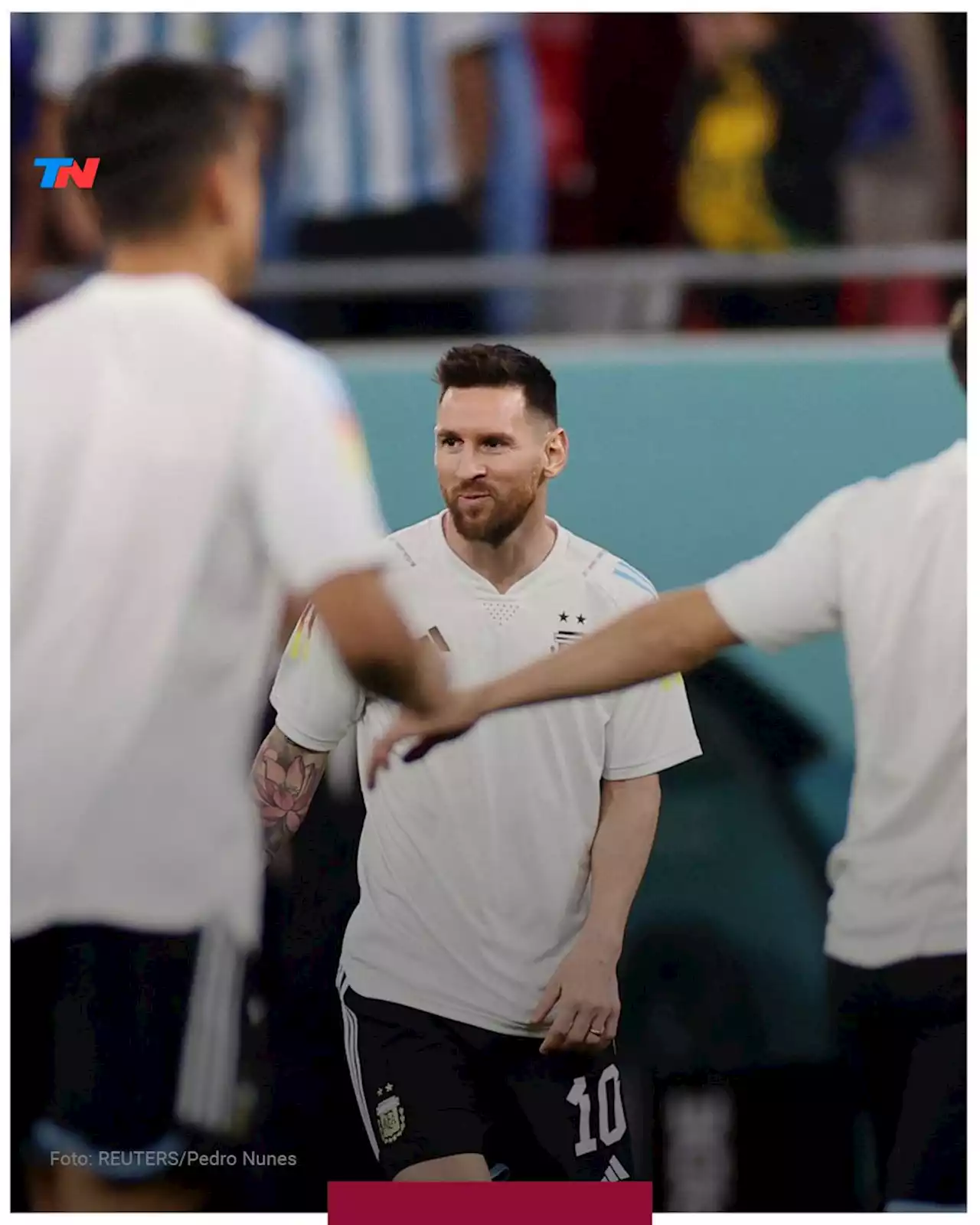 La Selección entra en calor en el estadio para enfrentar a Australia