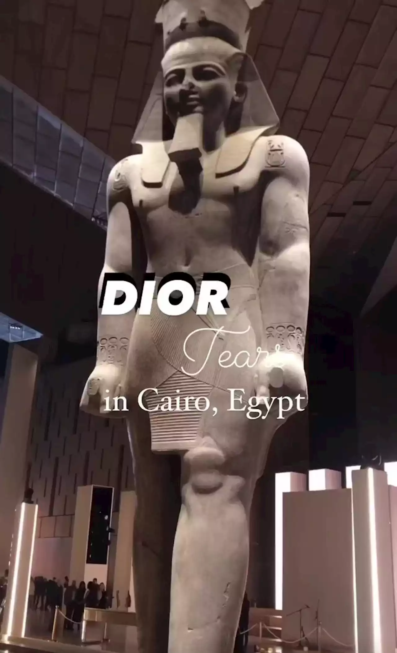 Sehun, Lewis Hamilton and Lila Moss Attend Dior Event at Grand Egyptian Museum in Cairo